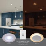 HALO5/6 in. 10.9-Watt RL Night Light Recessed LED Retrofit Module, 1000-Lumens, Selectable CCT, D2W (RLNL56109FSD2W1EWH)