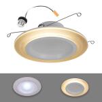 HALO5/6 in. 10.9-Watt RL Night Light Recessed LED Retrofit Module, 1000-Lumens, Selectable CCT, D2W (RLNL56109FSD2W1EWH)