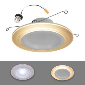 HALO5/6 in. 10.9-Watt RL Night Light Recessed LED Retrofit Module, 1000-Lumens, Selectable CCT, D2W (RLNL56109FSD2W1EWH)