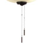 Hampton BayRothley II 52 in. Indoor LED Bronze Ceiling Fan with Light Kit, Downrod, Reversible Motor and Reversible Blades (52051)