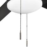 Hampton Bay52 in. Corwin Indoor/Outdoor Matte Black LED Ceiling Fan with Light Kit (56051)