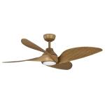 Hampton BayFernbrooke 52 in. Indoor/Outdoor Brown Oak Ceiling Fan with Adjustable White Integrated LED and Remote Control (59065)