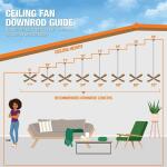 Hampton BayFernbrooke 52 in. Indoor/Outdoor Brown Oak Ceiling Fan with Adjustable White Integrated LED and Remote Control (59065)