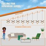 Hampton BayMelba 54 in. Indoor/Outdoor Matte White Ceiling Fan with Remote and White Color Changing Integrated LED (59068)