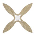 Hampton BayMelba 54 in. Indoor/Outdoor Matte White Ceiling Fan with Remote and White Color Changing Integrated LED (59068)