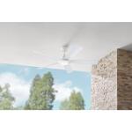 Hampton BayAmaia 56 in. Indoor/Outdoor Coastal Grade DC Motor Matte White Ceiling Fan with Adjustable White LED and Remote Included (N3251L-MWH)