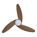 Hampton BayBrigo 48 in. Indoor/Outdoor Flat Bronze Modern Ceiling Fan witth Color Changing LED and Remote Control (SW23088 FB)