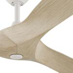 Hampton BayBlair 52 in. Indoor/Outdoor White Ceiling Fan with Natural and Warm White Blades (34776-HBUW)