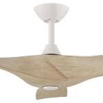 Hampton BayBlair 52 in. Indoor/Outdoor White Ceiling Fan with Natural and Warm White Blades (34776-HBUW)