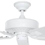 Hampton BayBarrow Island 52 in. Indoor/Outdoor Wet Rated White Ceiling fan (YG529-WH)