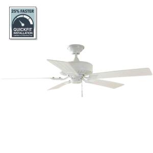 Hampton BayBarrow Island 52 in. Indoor/Outdoor Wet Rated White Ceiling fan (YG529-WH)