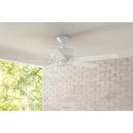 Hampton BayBarrow Island 52 in. Indoor/Outdoor Wet Rated White Ceiling fan (YG529-WH)