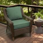 Hampton Bay CushionGuard Deep Seating Outdoor Lounge Chair Cushion in Endive(XR07A12B-9D4)