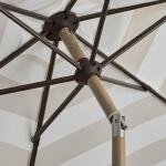 Hampton Bay 7.5 ft. Outdoor Patio Umbrella in Tan with Steel and Aluminum Market Crank and Tilt (UTS11502A-ST1)