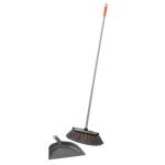 HDX Indoor Angle Broom with Dustpan – Smooth Sweep (2060)