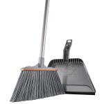 HDX Angle Broom and Step-On Dustpan Set, 15 in. (2132)