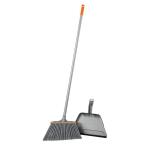 HDX Angle Broom and Step-On Dustpan Set, 15 in. (2132)