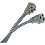 HDX 6 ft. 14/3 15 Amp Air Conditioner/Appliance Extension Cord - (Grey)