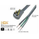 HDX6 ft. 16/3 13 Amp 3-Prong Appliance Replacement Cord, Grey (HD#588-547)