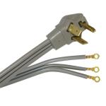 HDX6 ft. 30 Amp 10/3 3-Prong Dryer Power Cord, Gray (627833)