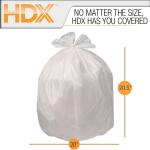 HDX 50-Count White Medium Trash Bags – 8 Gallon (HDX 8G WHT)