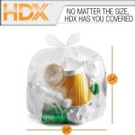 HDX 10 Gallon Clear Trash Bags (250-Count) Waste Liner Bags (HDX 960428)