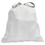 HDX 13 Gallon White Flex Tall Kitchen Trash Bags with Drawstring (55 Count) (HDX959537)