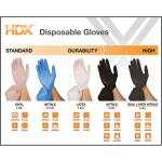 HDX100-Count Disposable Vinyl Gloves (SZ178293)