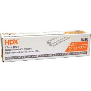 HDX12 ft. W x 400 ft. L 0.31 mil High Density Painters Plastic Sheeting (HSHD12-400)