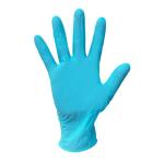 HDX 100-Count Blue Disposable Nitrile Gloves, 3.5 mil, One Size Fits Most (24570-06)