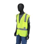 HDXHi Visibility Lime Green Class 2 Reflective Safety Vest (HDX46512-OVPD8)