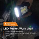 HDX150 Lumens LED Pocket Work Light (EL2520)