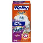 Hefty Ultra-Strong 13 Gal. Tall Kitchen Trash Bags (40-Count) with Fabuloso Scent (00E8849000AA)