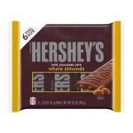 Hershey's(6cnt)1.45oz Milk Bar Chocolate with Whole Almonds Candy,