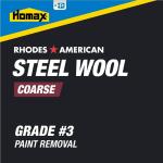 HomaxCoarse Grit #3 Steel Wool (12-Pad) (10121113-6)