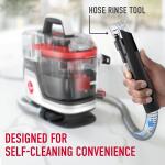 HOOVER CleanSlate Pro Portable Carpet Cleaner Machine for Carpet and Upholstery, Corded Spot Cleaner for Car Auto Detailing, Black (FH14020V)