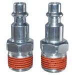 Husky 1/4 in. (IM) Plug - 3/8 in. NPT (M) (2-Pack) (HDA22100)