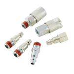 Husky1/4 in. I/M Coupler Plug with Increased Air Flow (6-Piece) (HDA22700)