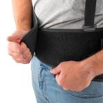 Husky Black Work Back Brace Support Belt Large (HD667327)