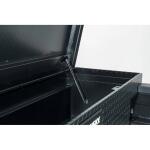 Husky 61.86 in. Matte Black Aluminum Low Profile Mid-Size Crossbed Truck Tool Box (102102-53-01)