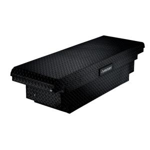 Husky 61.86 in. Matte Black Aluminum Low Profile Mid-Size Crossbed Truck Tool Box (102102-53-01)