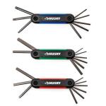 Husky SAE/Metric Folding Hex Key Set With Bonus Torx Set (3-Piece) (HFHK3PCSET)