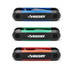 Husky SAE/Metric Folding Hex Key Set With Bonus Torx Set (3-Piece) (HFHK3PCSET)