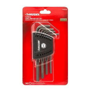 Husky Long Arm Hex Key Set, SAE (13-Piece) (HLAHKS13PC-06)