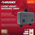 Husky Smart Watering Timer for Irrigation and Sprinklers 