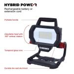 Husky6,000 Lumen Hybrid LED Work Light with Rechargeable Battery (7903802012)