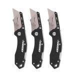 Husky 3-Pack Folding Lock-Back Utility Knife (00073)