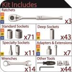  Husky Mechanics Tool Set (194-Piece) (H194MTS)