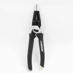 Husky8 in. 6-in-1 Multi-Function Long Nose Pliers (91225)