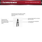 Husky8 in. 6-in-1 Multi-Function Long Nose Pliers (91225)